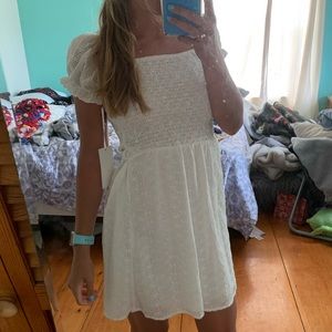 White lace sundress